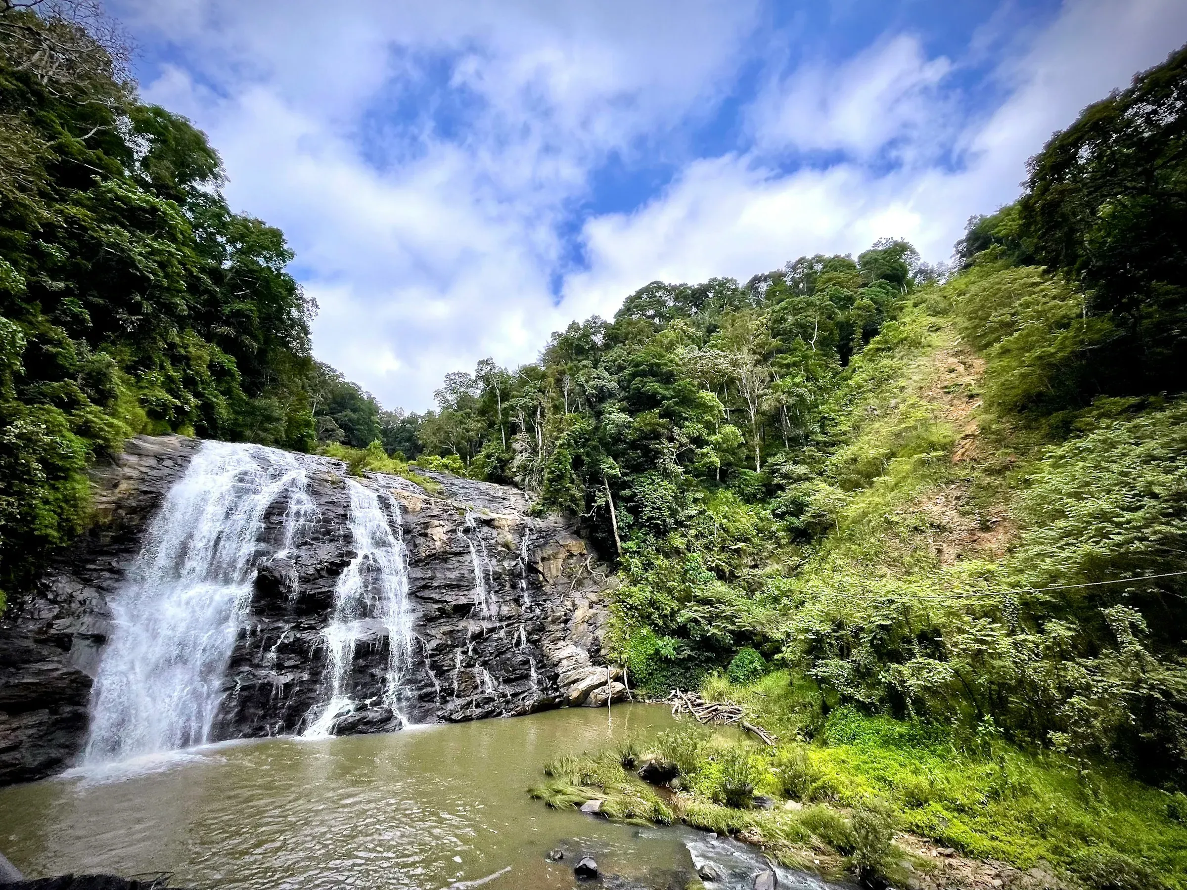 Abbey Falls road Coorg Karnataka India