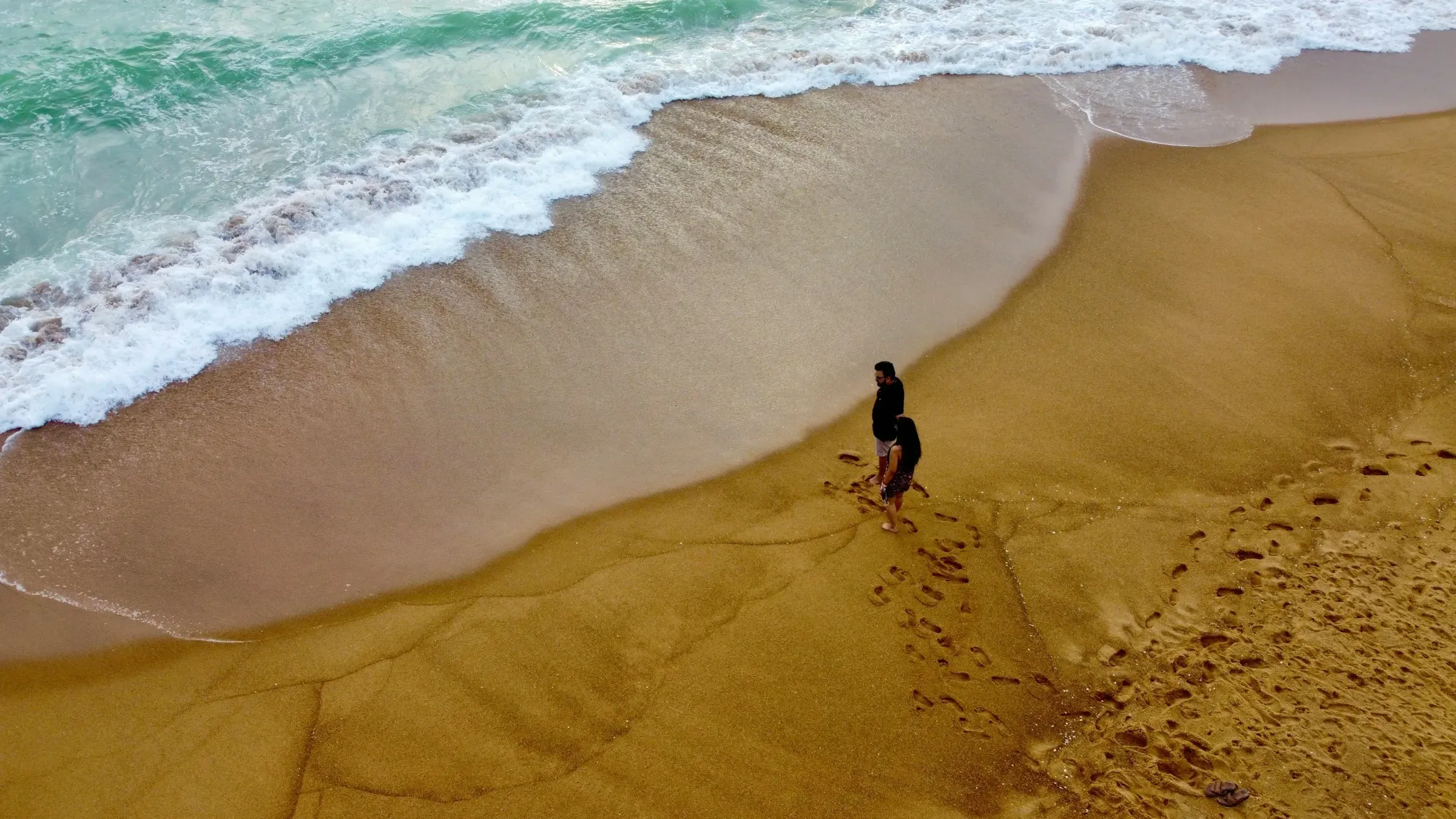 Goa beach monsoon