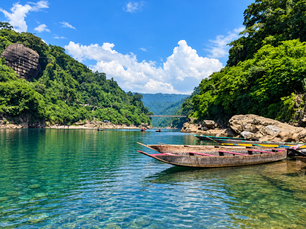 Dawki umngot river, Meghalaya
