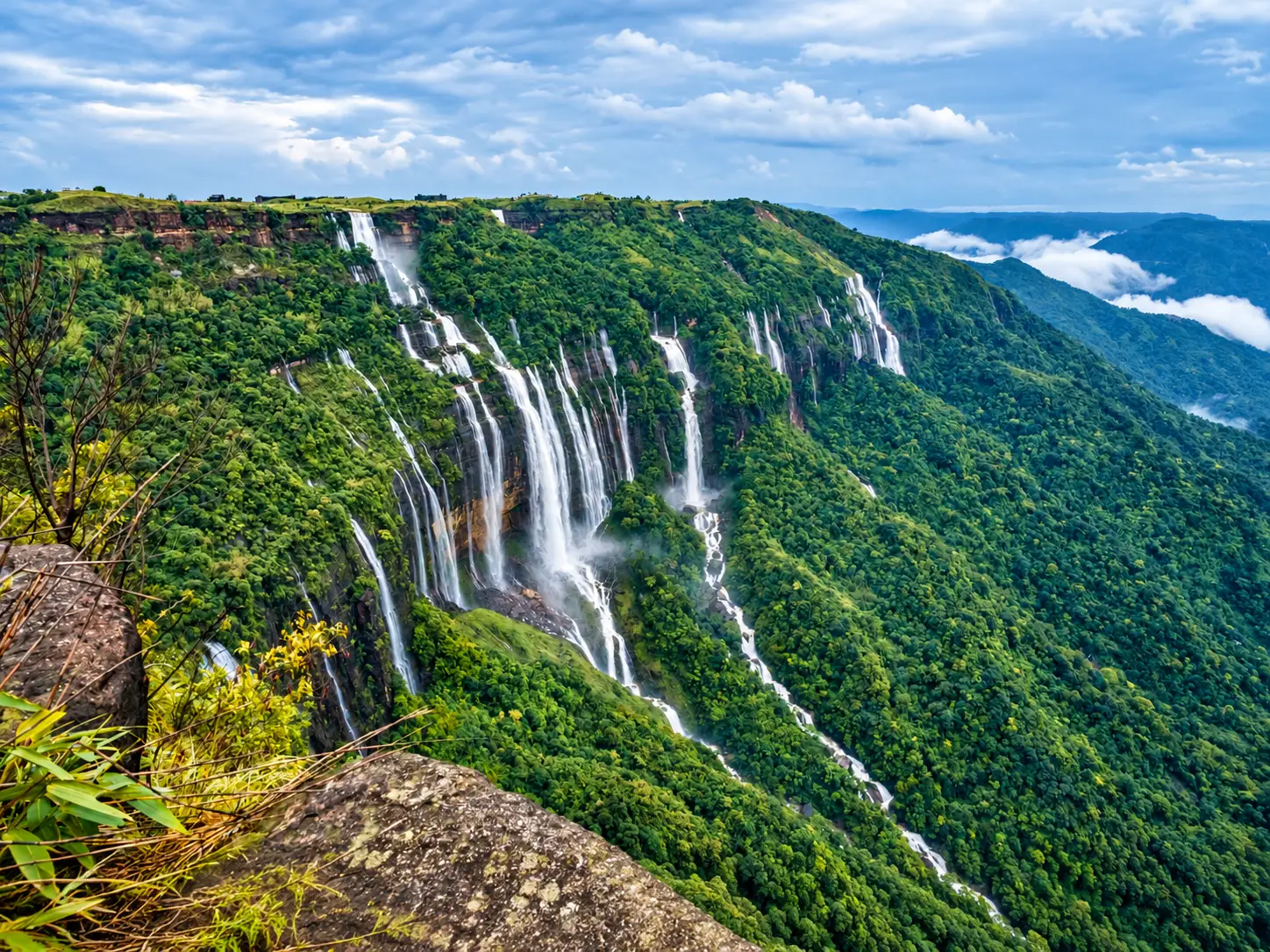Seven sisters falls, Meghalaya