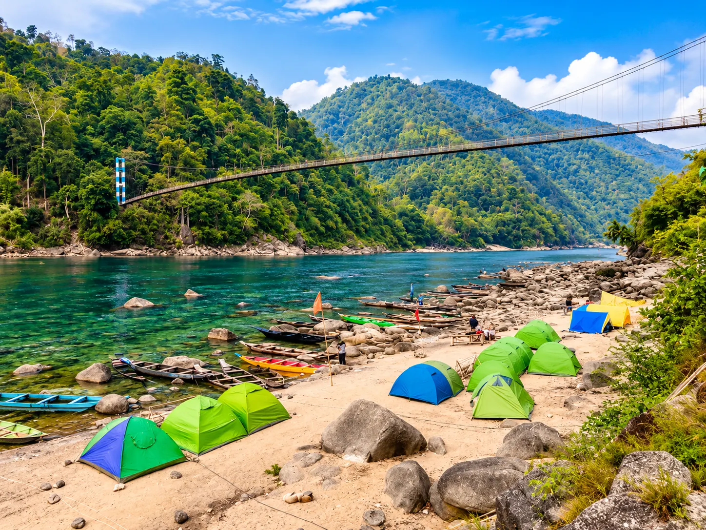 Shnongpdeng adventure, Meghalaya