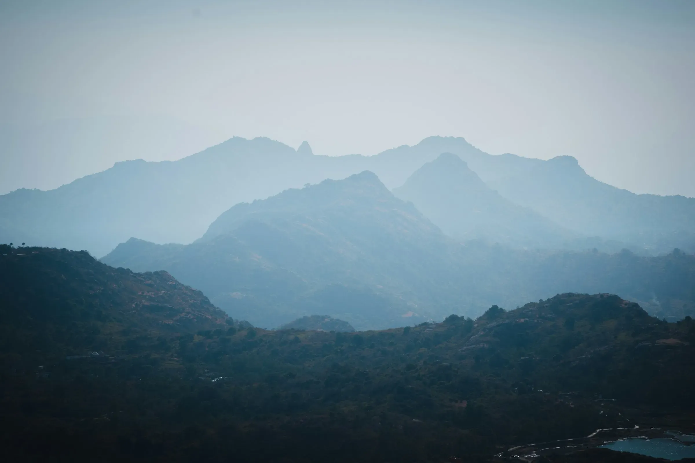 Mount Abu hill station in monsoon, Rajasthan